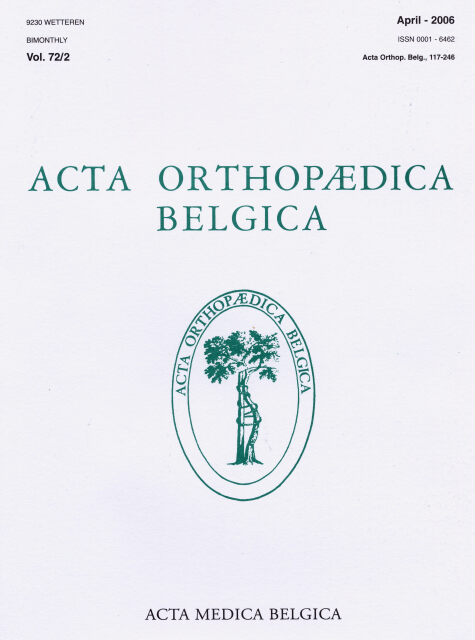 Acta Orthopaedica Belgica 640